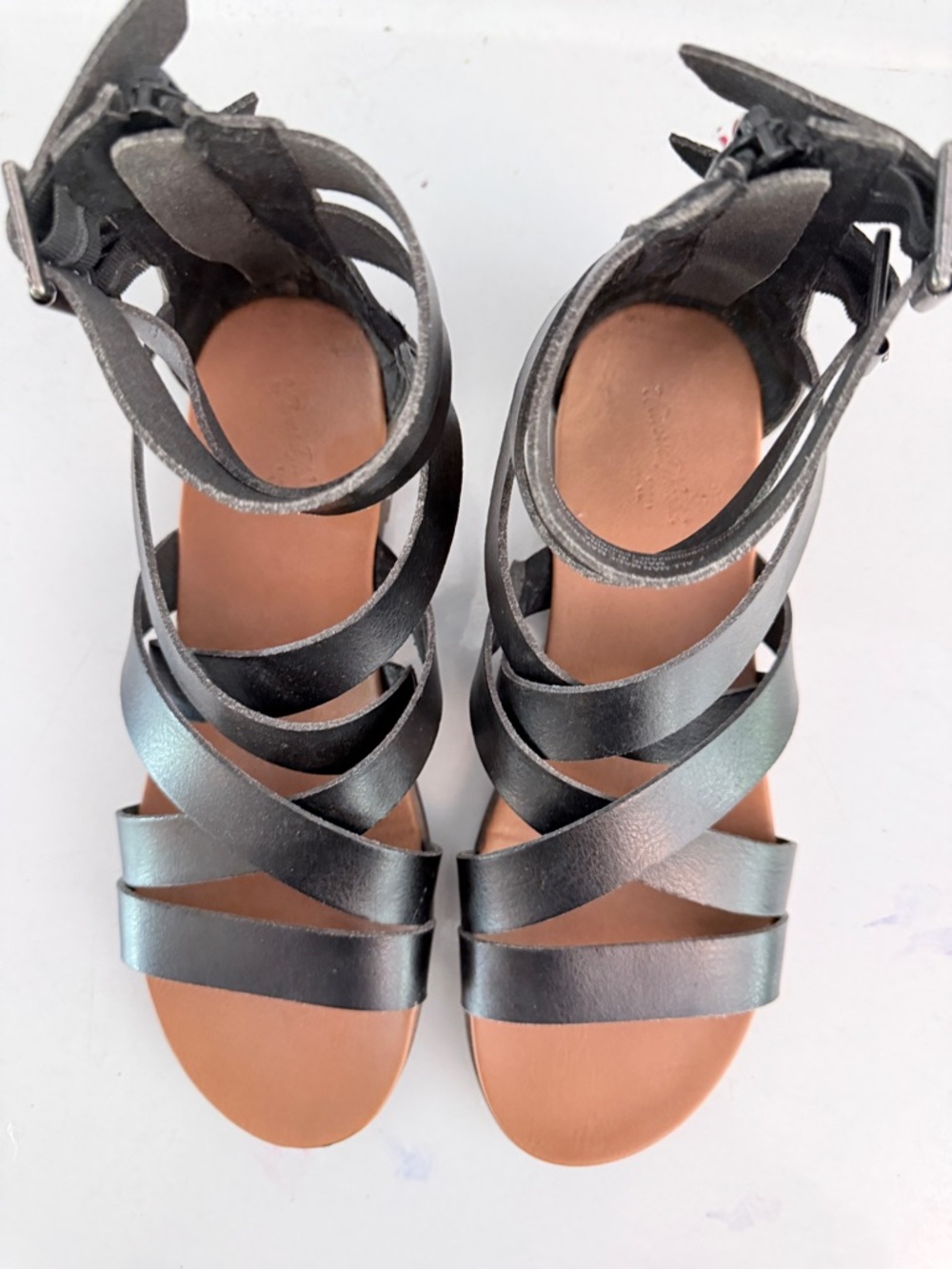 BLack gladiator sandals - Picture 6 of 6